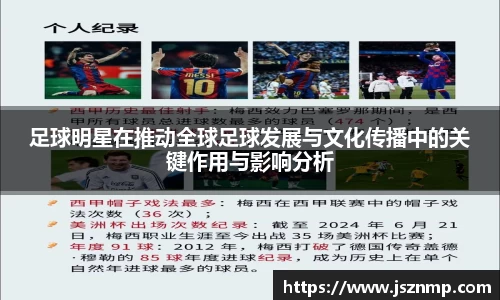 足球明星在推动全球足球发展与文化传播中的关键作用与影响分析